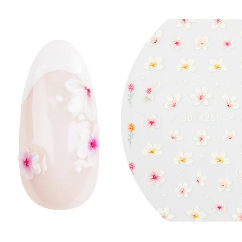 5D Art Nail Sticker Kirschblüte