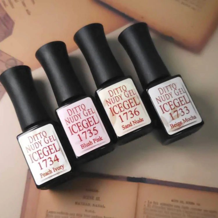 ICEGEL Ditto Nudie gel polish 1733-1736