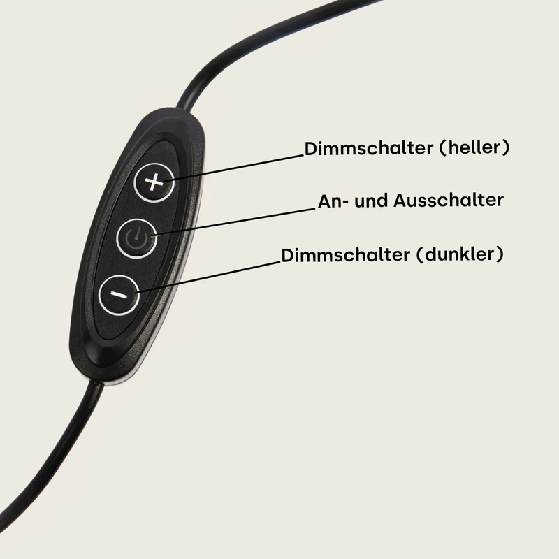 LED Arbeitsplatzleuchte Rainbow Glitter