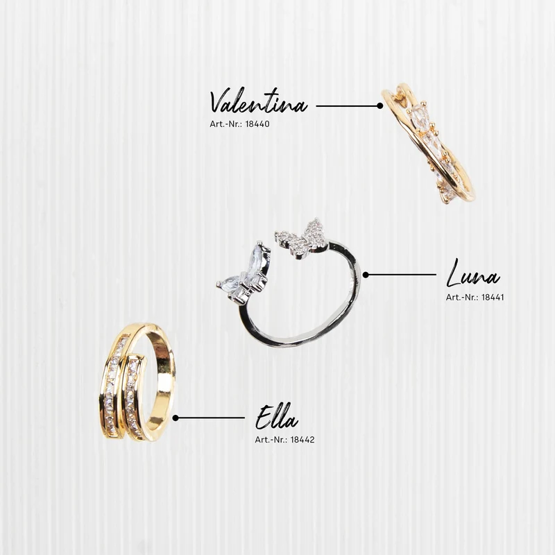 verstellbarer Ring "Luna"