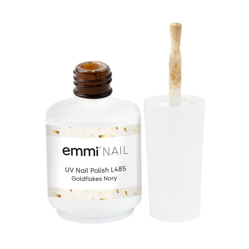 emmi Shellac UV-Lack Goldflakes Nory 15ml | L485