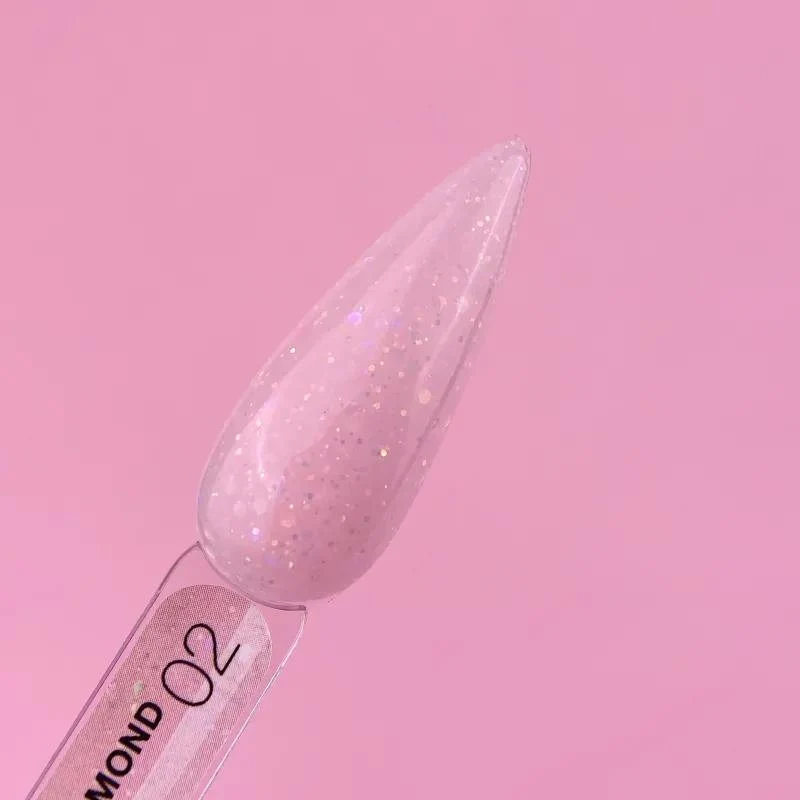 02 Diamond - NO FILE Builder Gel 15ml LUNAmoon