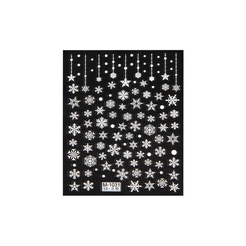 5D Art Nail Sticker Snowflake