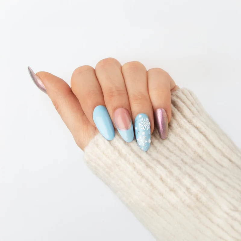 5D Art Nail Sticker Snowflake