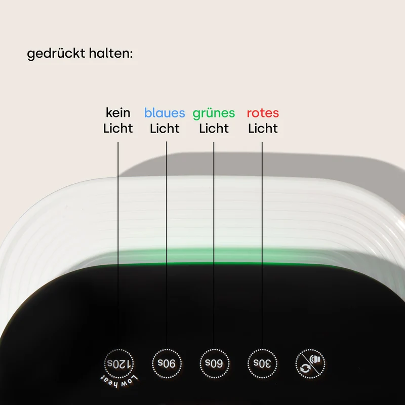 Digital LED White Nagellampe Akku