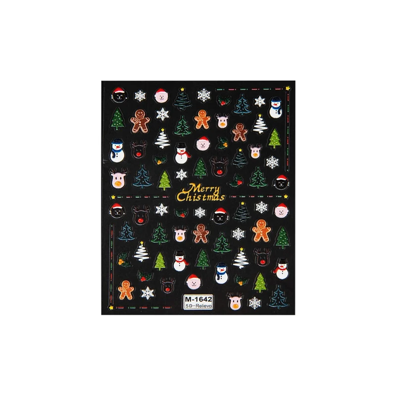 5D Art Nail Sticker Santa Claus 1