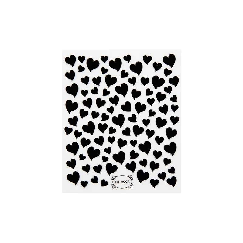 3D Art Nail Sticker Herz Liebe 3