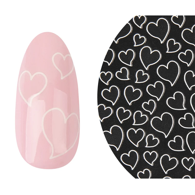 3D Art Nail Sticker Herz Liebe 2