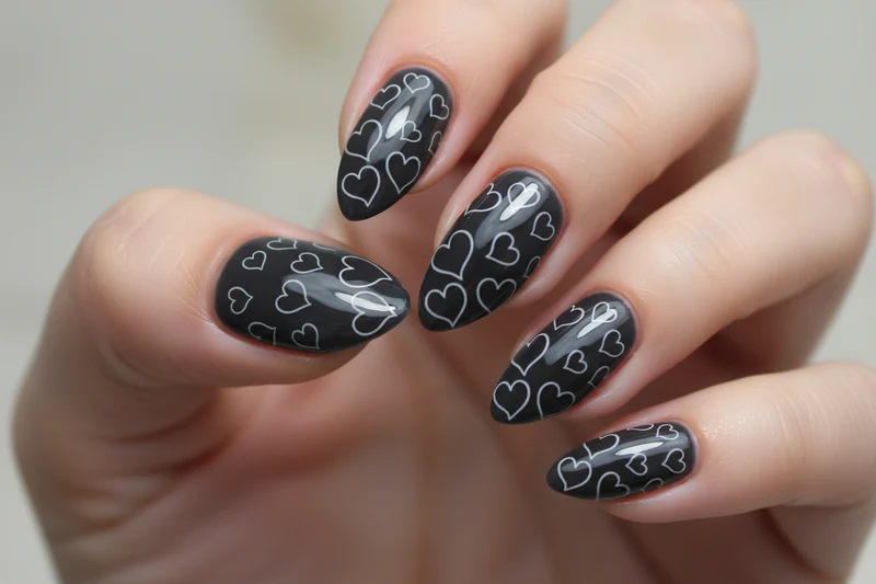 3D Art Nail Sticker Herz Liebe 2