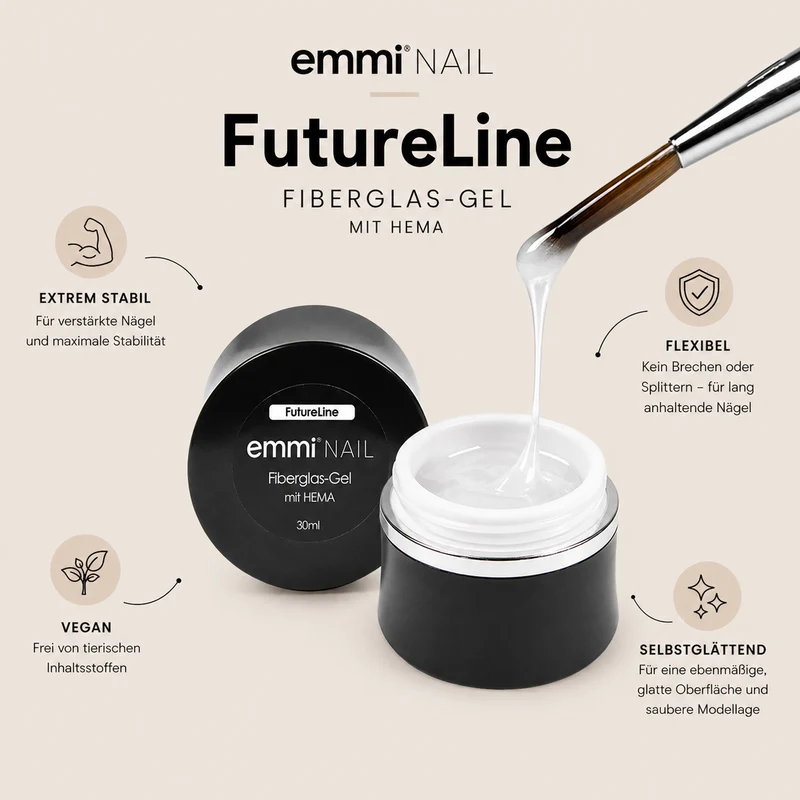 Futureline Fiberglas-Gel 30ml mit HEMA