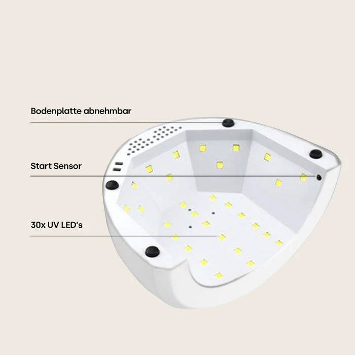 emmi Galaxy UV LED Nagellampe 2er Set