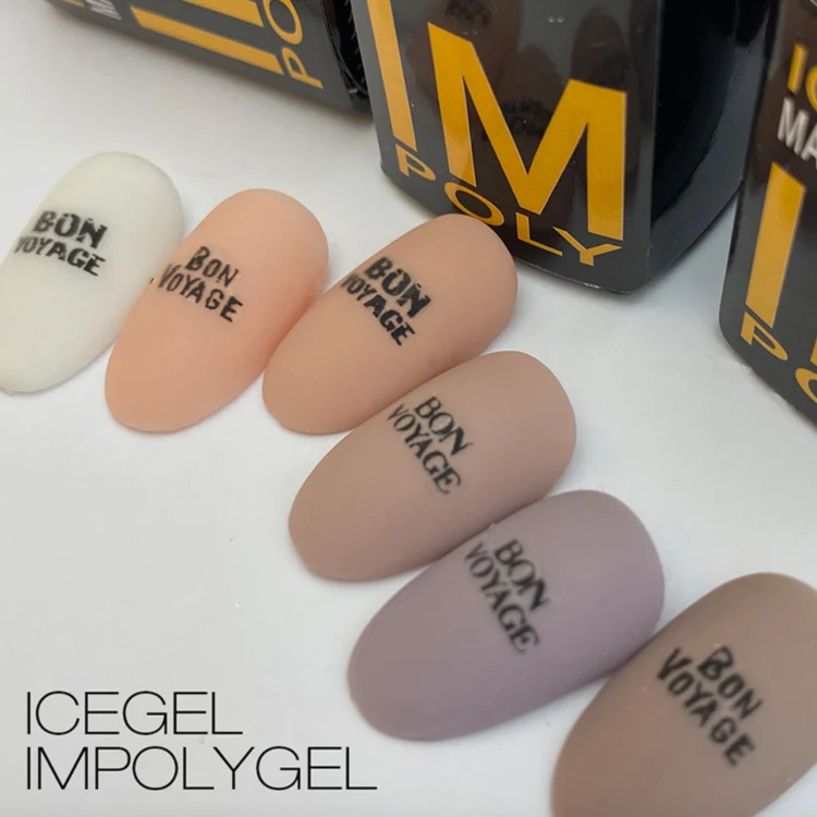 ICEGEL Natural Nudie gel polish IM1118 - 1123