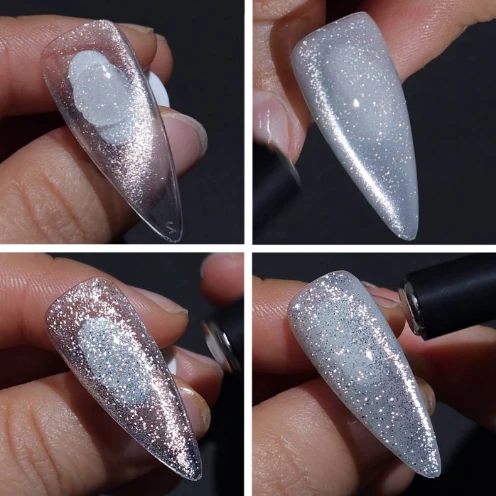 ICEGEL White Crystal gel nail polish 1612 - 1615