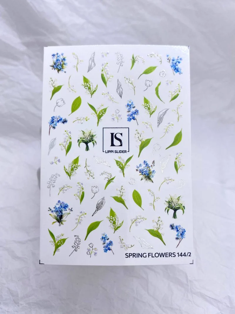 Slider "Spring Flowers" 144/2 (Wasserlösliche Aufkleber) von Lippi Slider