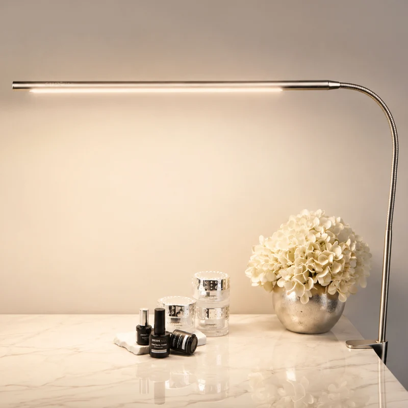Flexi LED Arbeitsplatzleuchte Stainless Steel