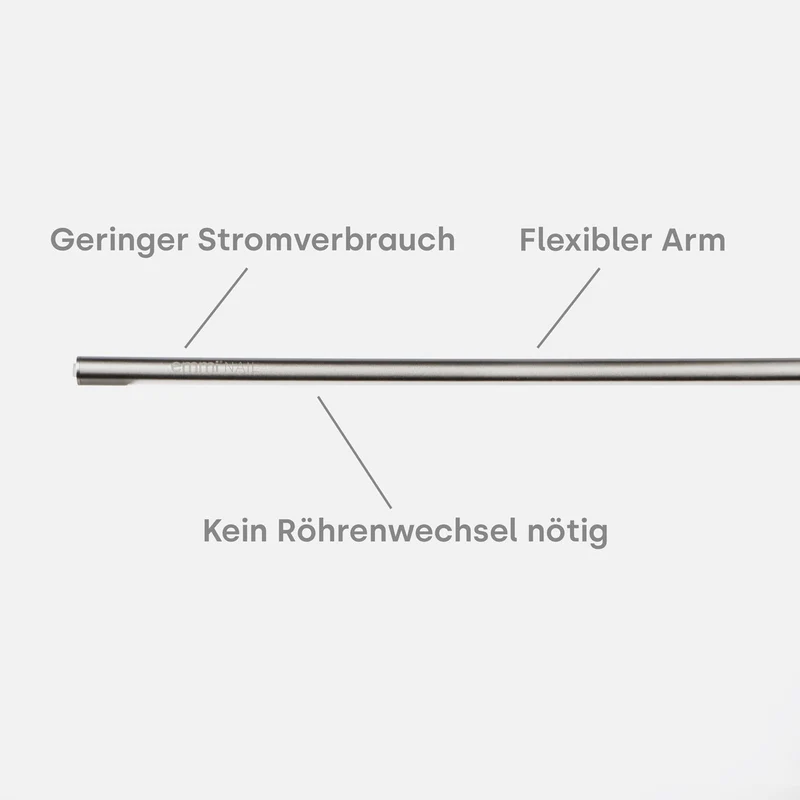 Flexi LED Arbeitsplatzleuchte Stainless Steel