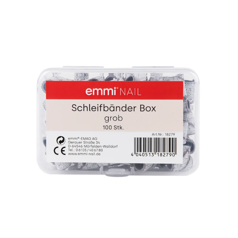 Schleifbänder Box "grob" 100 Stück