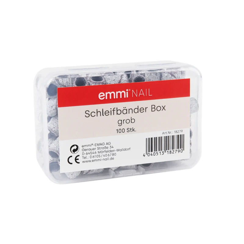 Schleifbänder Box "grob" 100 Stück