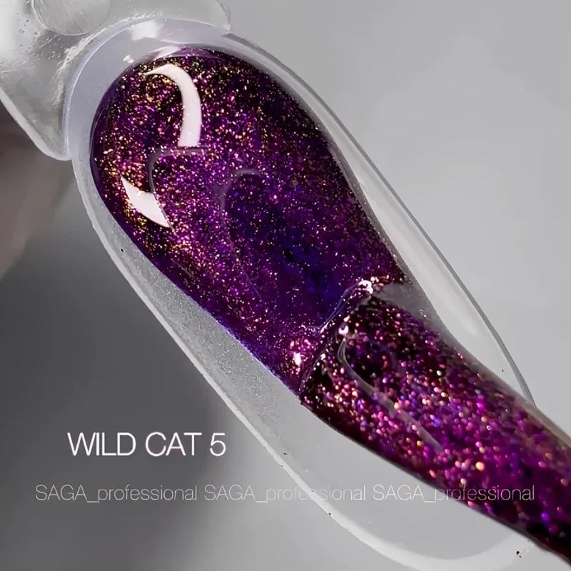 SAGA Wild Cat Gel Polish cat eye No.5 10ml