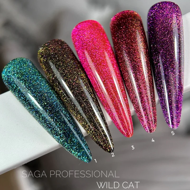 SAGA Wild Cat Gel Polish cat eye No.2 10ml