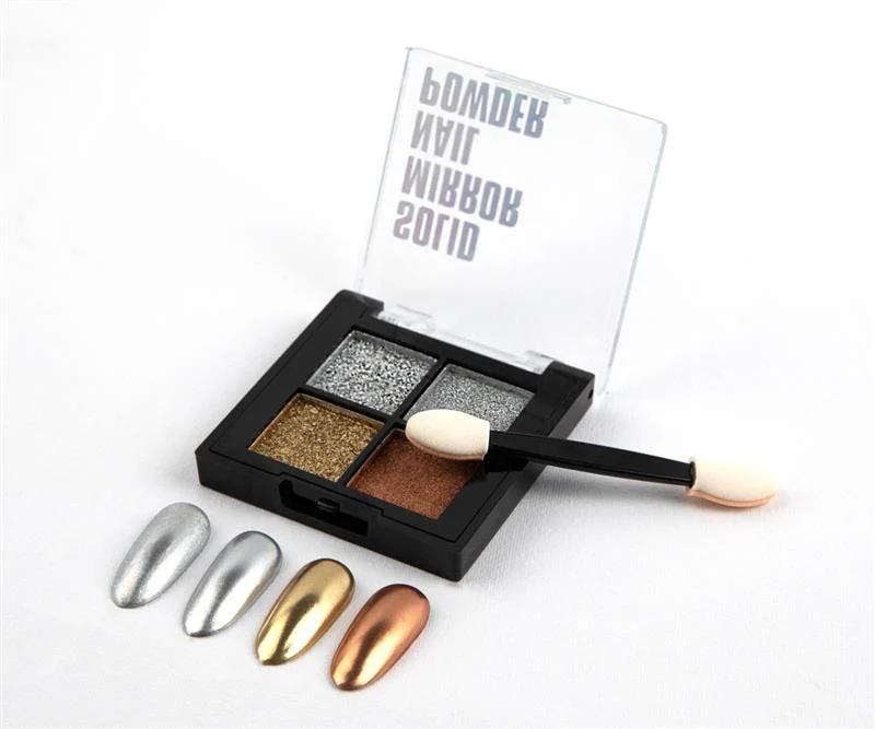 Mirror Chrome Powder Classy 4er