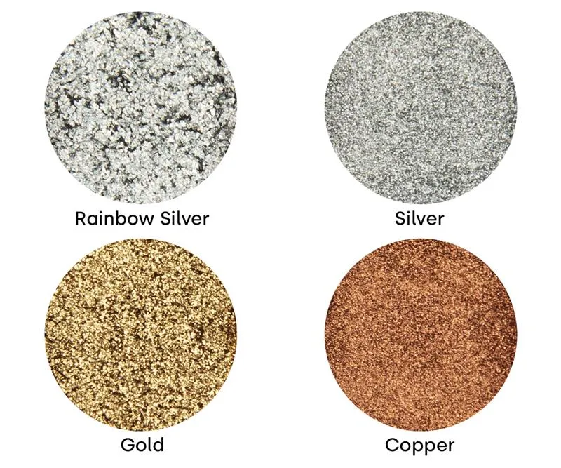 Mirror Chrome Powder Classy 4er