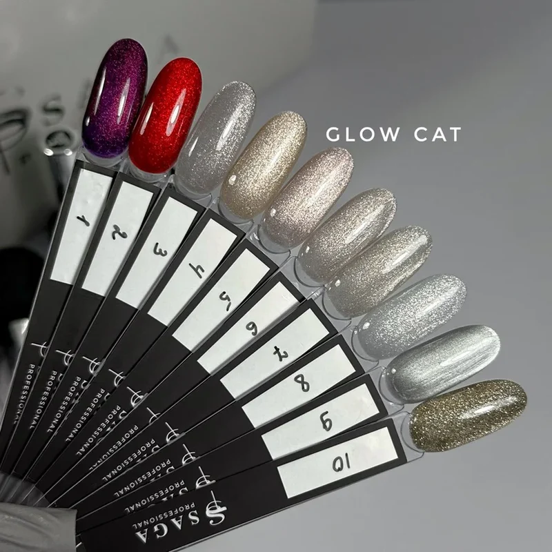 SAGA Glow Cat Gel Polish cat eye No.5 10ml