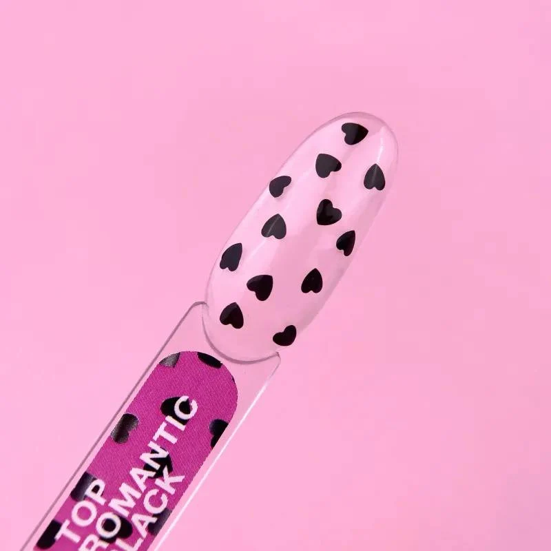 Romantic Black - Top Coat (No Wipe) 13ml LUNAmoon