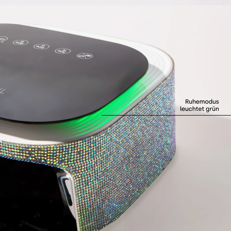 Digital LED Glitter Nagellampe Akku