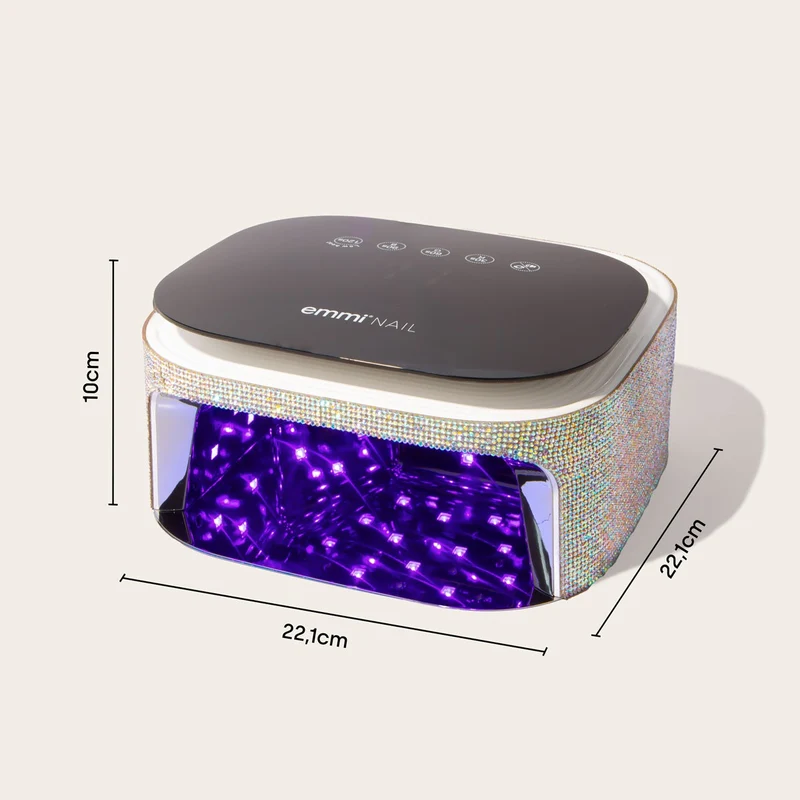 Digital LED Glitter Nagellampe Akku