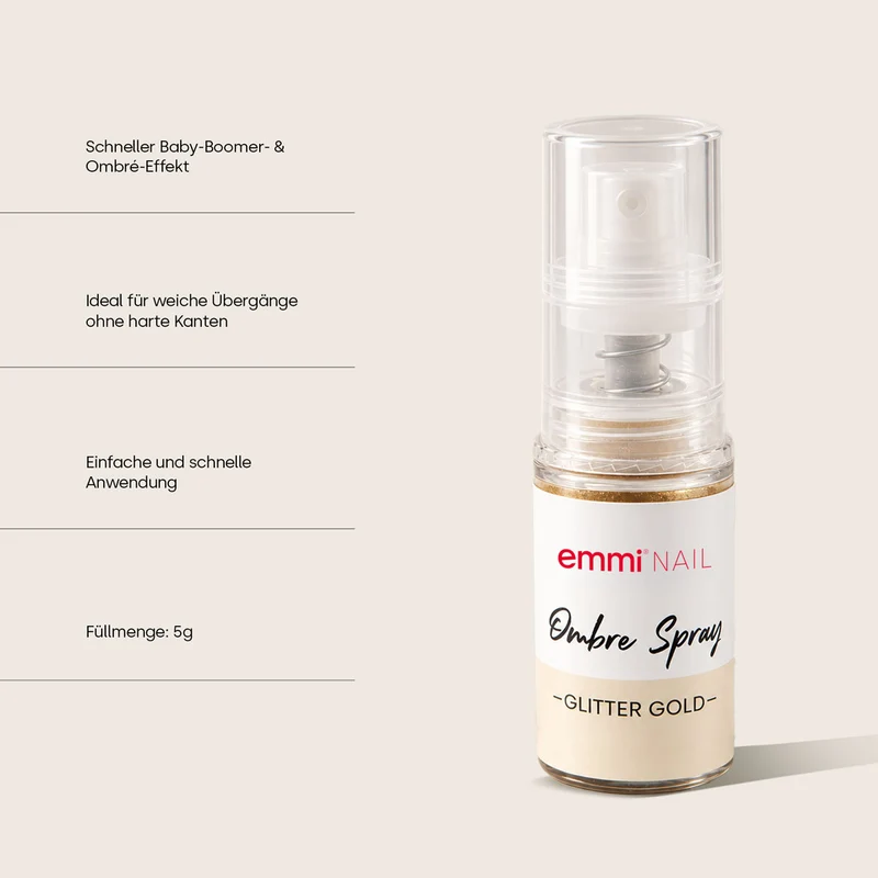 Baby Boomer Ombré Spray glitter gold 5g