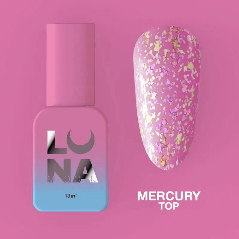 Mercury - Top Coat (No Wipe) 13ml LUNAmoon