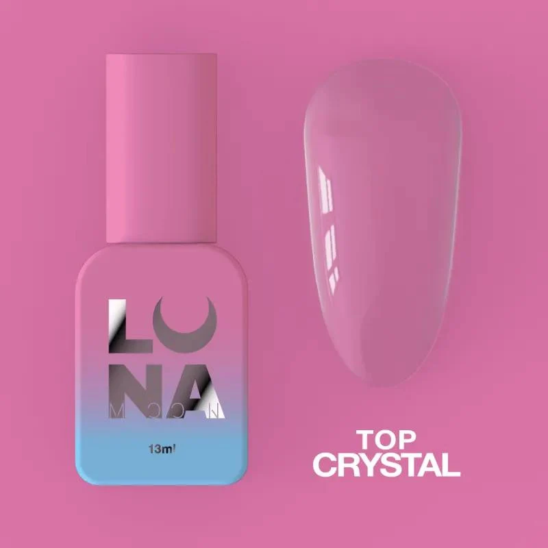 CLEAR - Crystal Top Coat (No Wipe) 13ml LUNAmoon