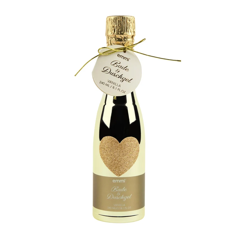 Bade- & Duschgel Champagne Shower gold 240ml Herz