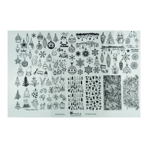 SAGA Stamping plate 14 Winter