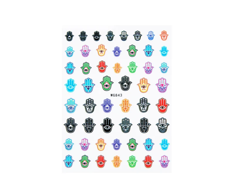 3D Art Nail Sticker Eyes 4