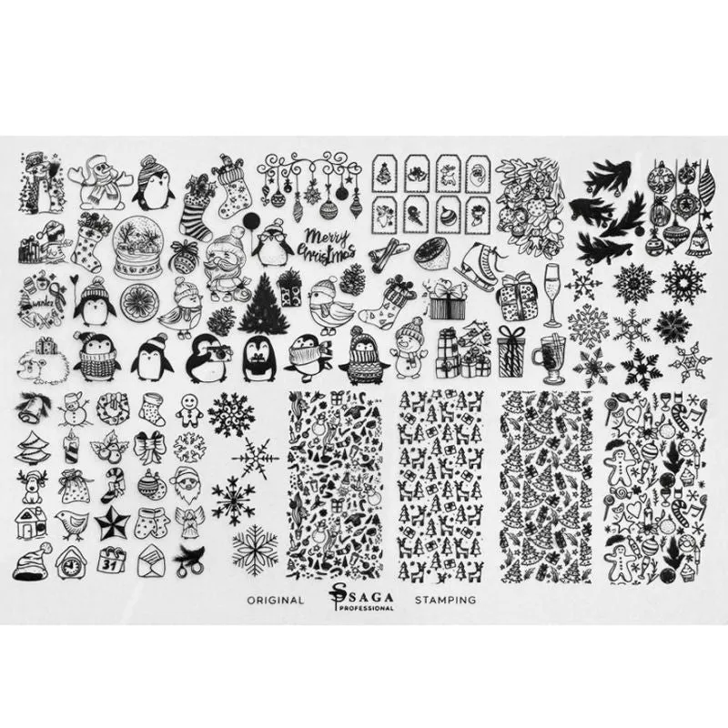 SAGA Stamping plate 13 Winter