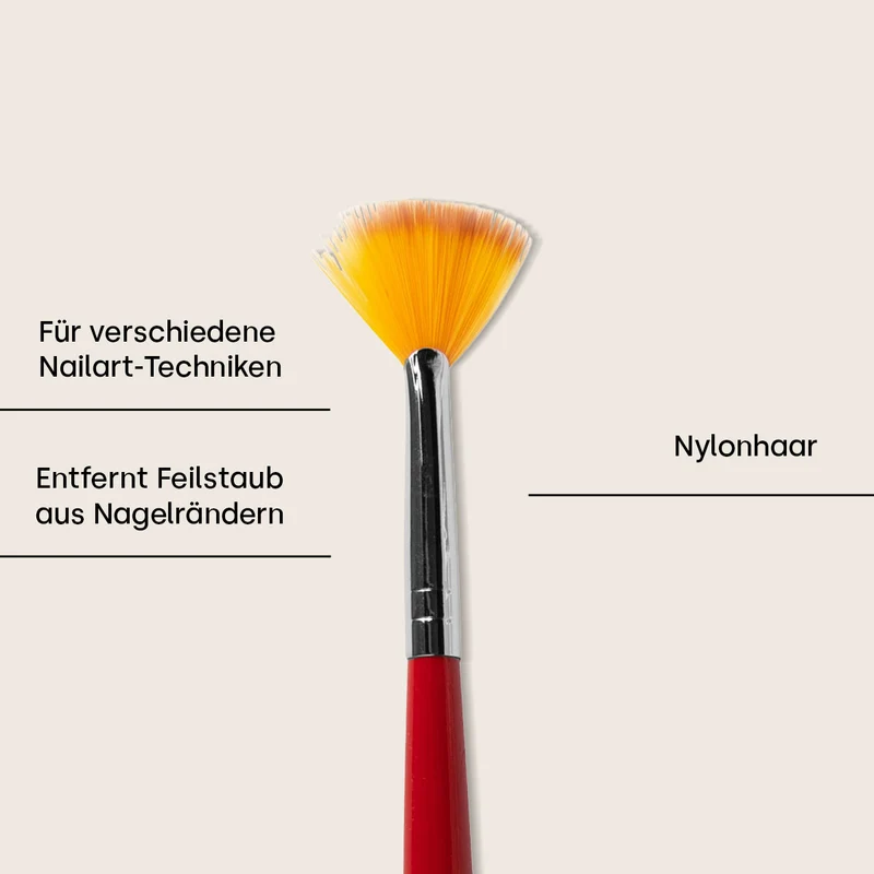 Fächerpinsel
