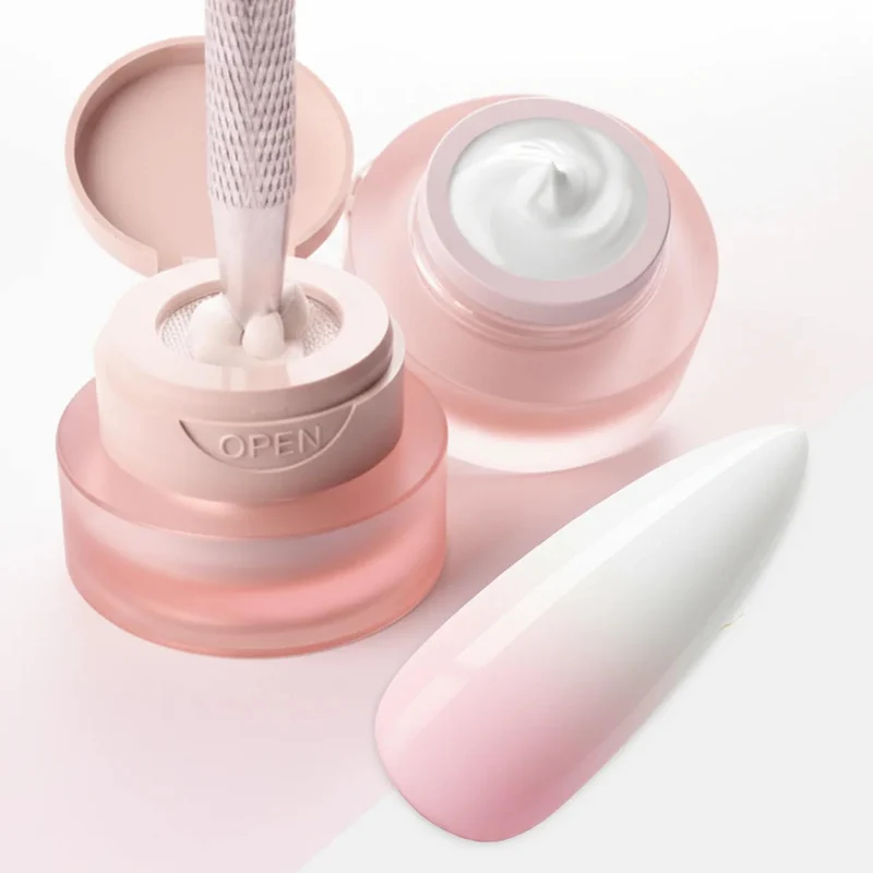 SET WHITE - OMBRE BABY BOOMER Gel LYNIS NAILS