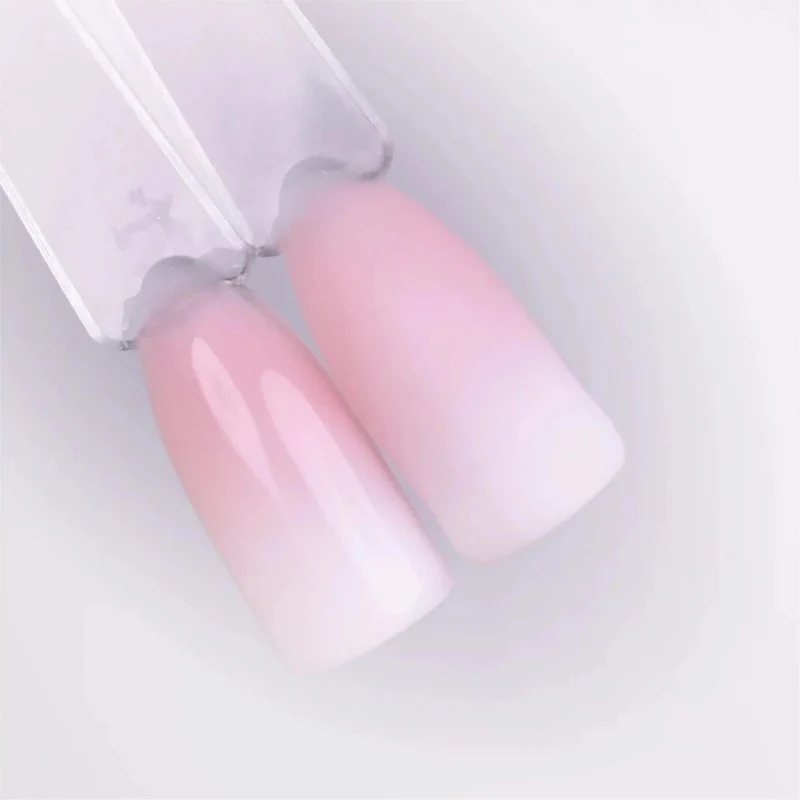 WHITE - OMBRE BABY BOOMER Gel LYNIS NAILS