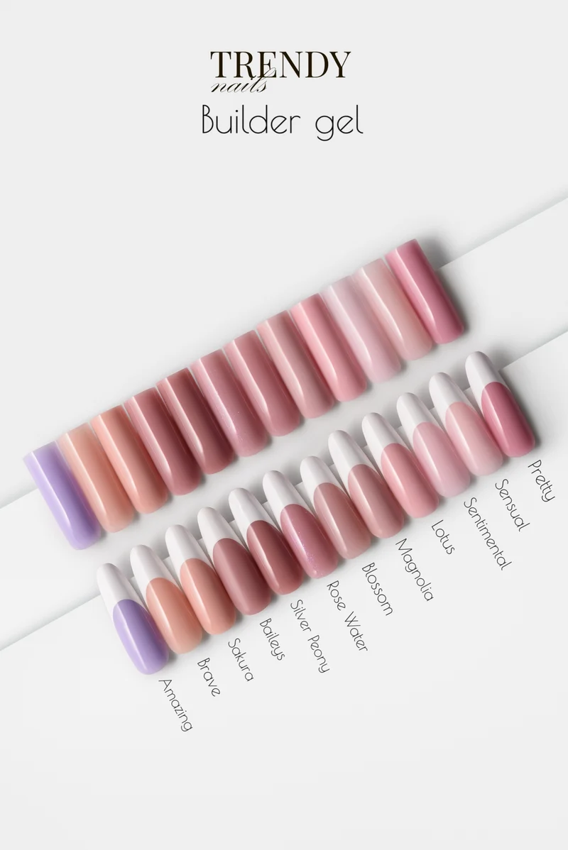 Builder Gel Amazing in der Flasche oder Tiegel von Trendy Nails 15ml/ 30ml (selbstglättend)