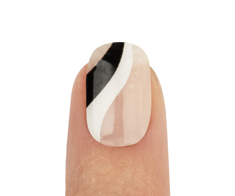 Gel Nagelfolien Black Waves 20Stk.