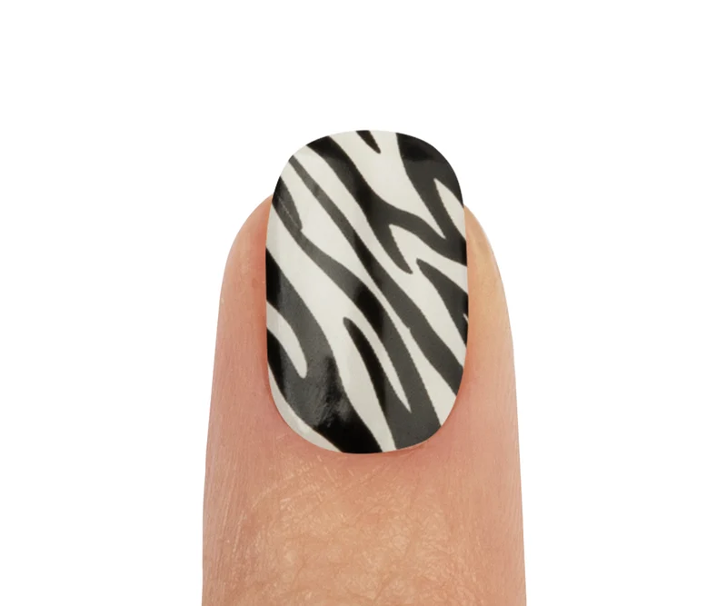 Gel Nagelfolien Zebra 20Stk.