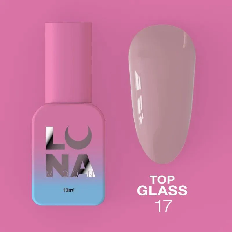 17 GLASS - Top Coat (No Wipe) 13ml LUNAmoon