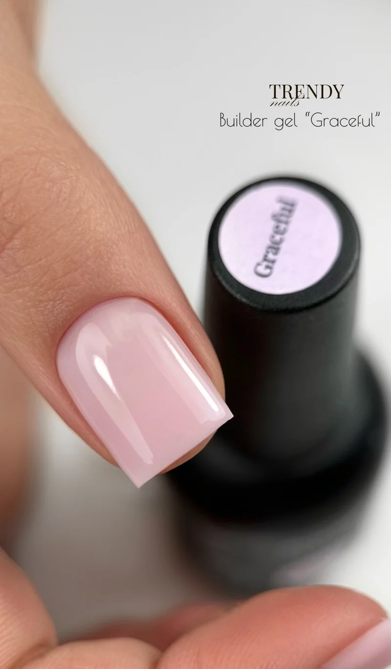 Builder Gel Graceful in der Flasche oder Tiegel von Trendy Nails 10ml/15ml/ 30ml (selbstglättend)