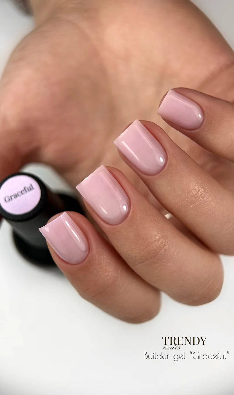 Builder Gel Graceful in der Flasche oder Tiegel von Trendy Nails 10ml/15ml/ 30ml (selbstglättend)