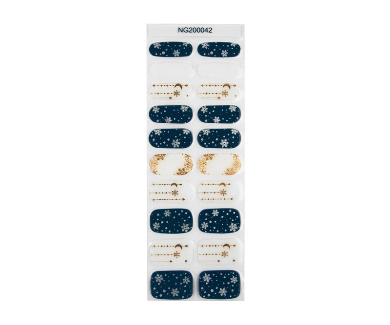 Gel Nagelfolien Snowflakes 20Stk.