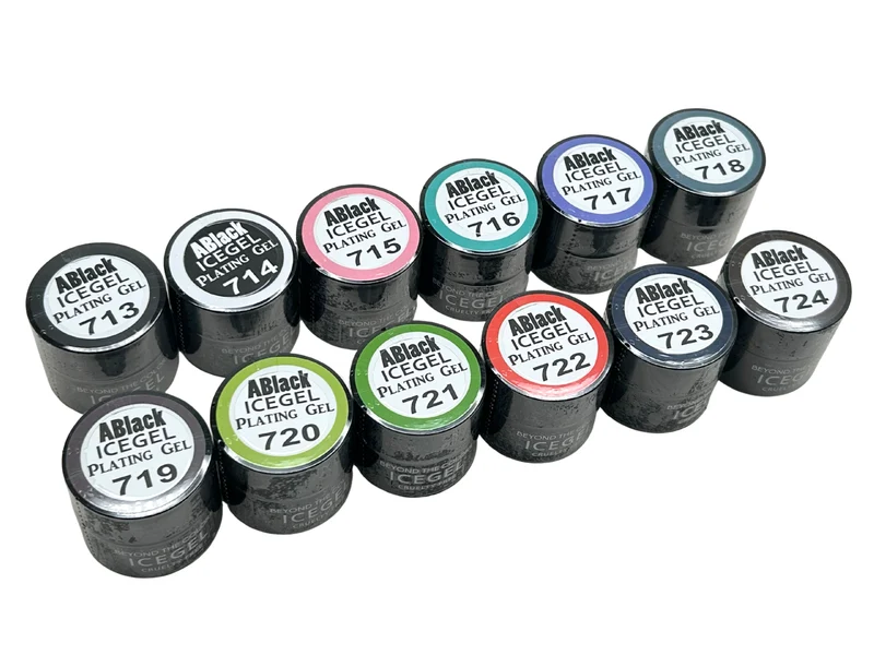 ICEGEL ABlack Plating gel jar 713-724