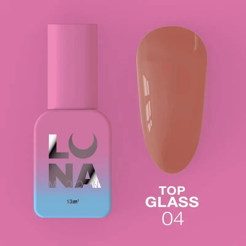 04 GLASS - Top Coat (No Wipe) 13ml LUNAmoon