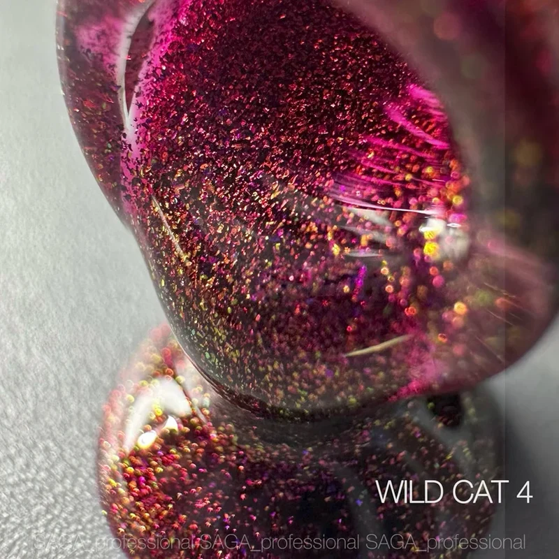SAGA Wild Cat Gel Polish cat eye No.4 10ml